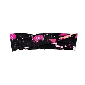 Pop Fit Horoscope Twist Headband in Black